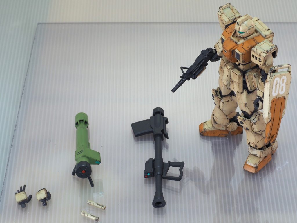 合わせ目消し、全体ヤスリがけ面出しサフラッカーにて塗装エナメル塗料にて墨入れ、細部塗り分け。水転写デカールや転写デカール貼つや消しトップコートウェザリングhttps://page.auctions.yahoo.co.jp/jp/auction/d500233180 