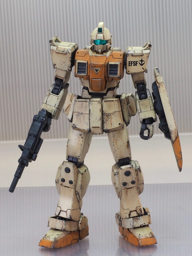 HGUC 1/144 陸戦型ジム　ウェザリング–9枚目/制作者：abn22631