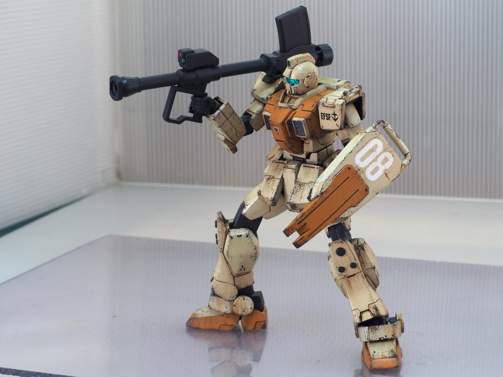 HGUC 1/144 陸戦型ジム　ウェザリング–6枚目/制作者：abn22631