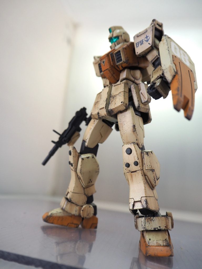 HGUC 1/144 陸戦型ジム　ウェザリング–4枚目/制作者：abn22631
