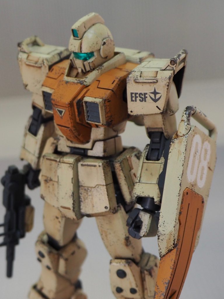 HGUC 1/144 陸戦型ジム　ウェザリング–2枚目/制作者：abn22631