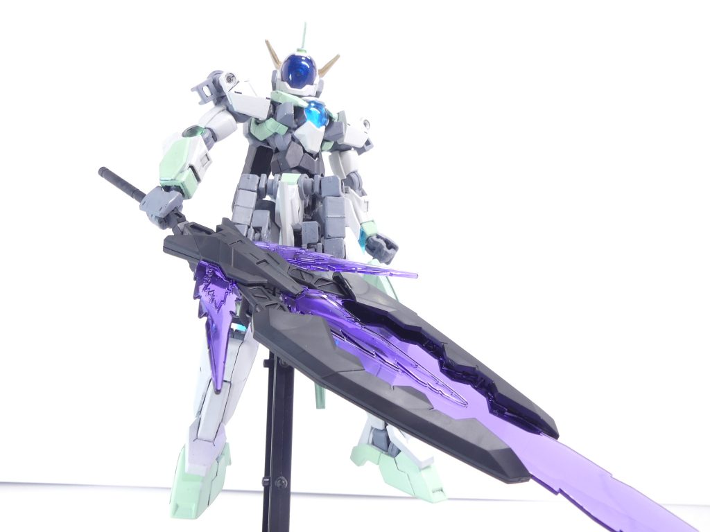 柄を縮めた状態でグリップパーツを追加することも可能・・・