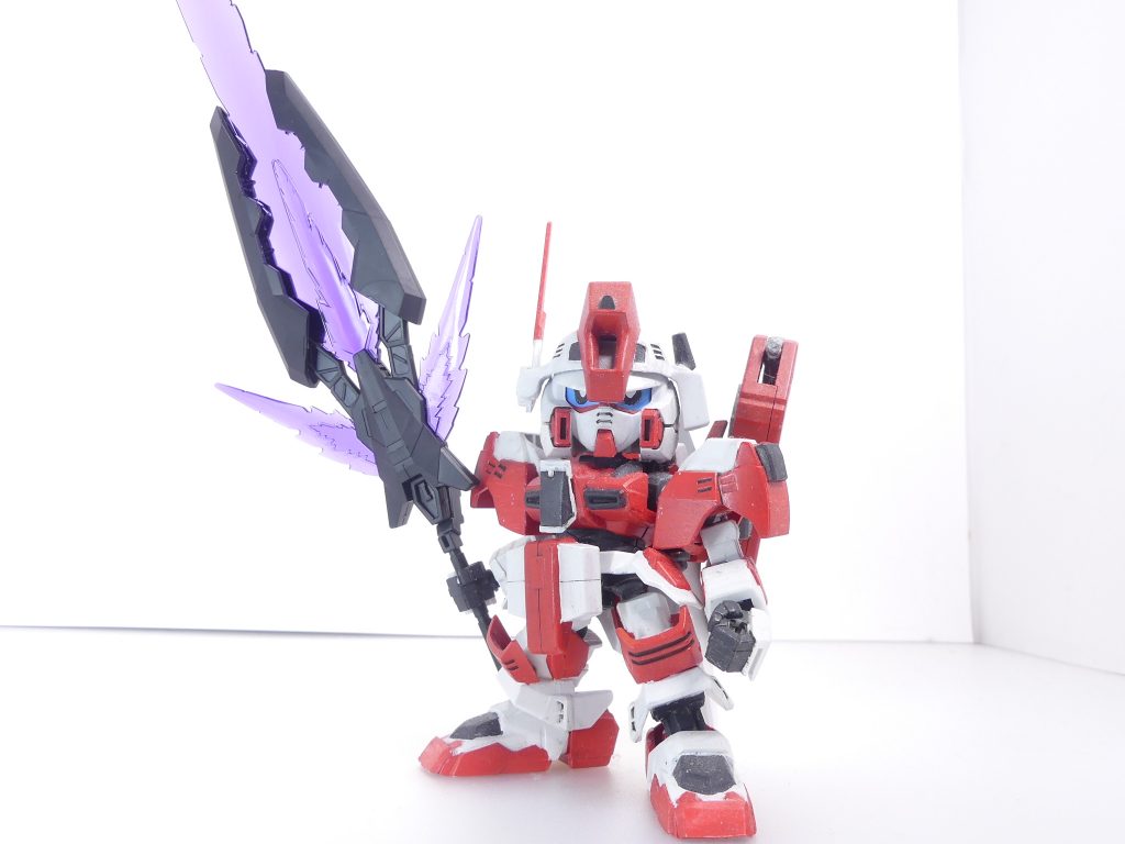 ・・・丸軸なので、よくよく考えると手首を分解できないガンプラかSD用だこれ。SDCSなどならちょっと大きな大剣っぽく使えるでしょう。