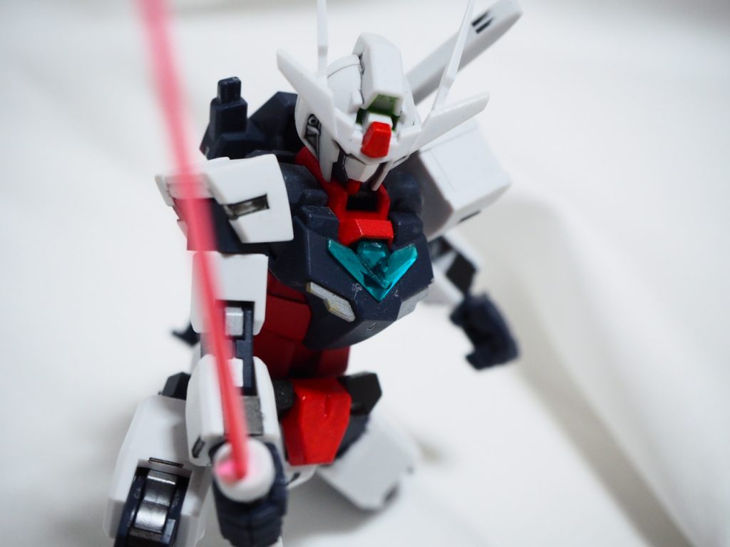 コア状態での装備はビームサーベルのみ。荷物増えちゃうし・・・