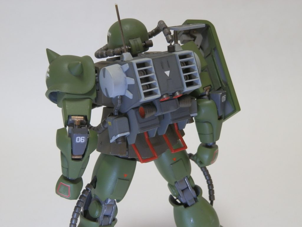 バックパックはじめ、全身ディティールアップしました。