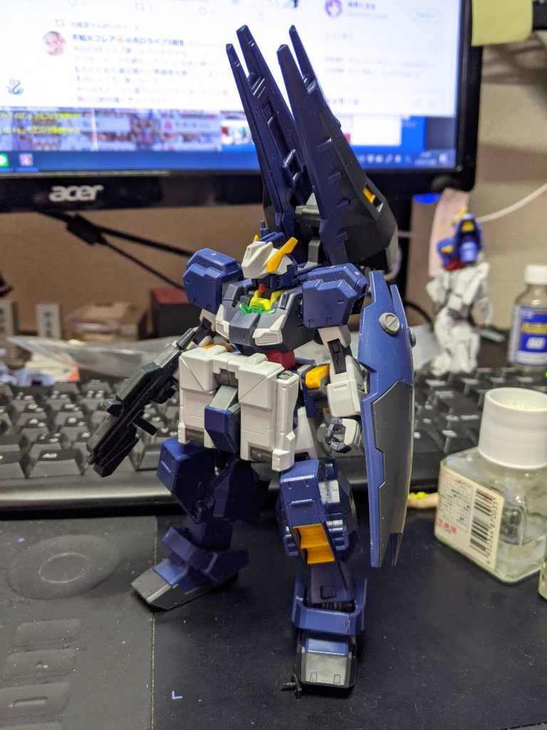 コアガンダムがなかなか入手できない時期に作りました完成品とほとんど同じで、だいたいイメージ通りになりました