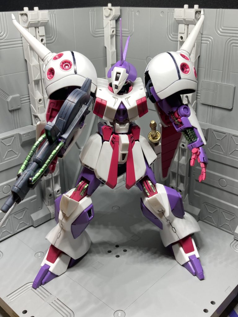 作業は部分塗装、スミ入れ、合せ目消し、シャープ化ぐらい見えないところは手抜き 