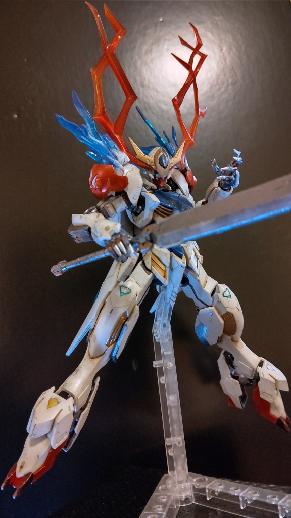 バルバトスルプスを、リミッター解除時の状態で作りました。