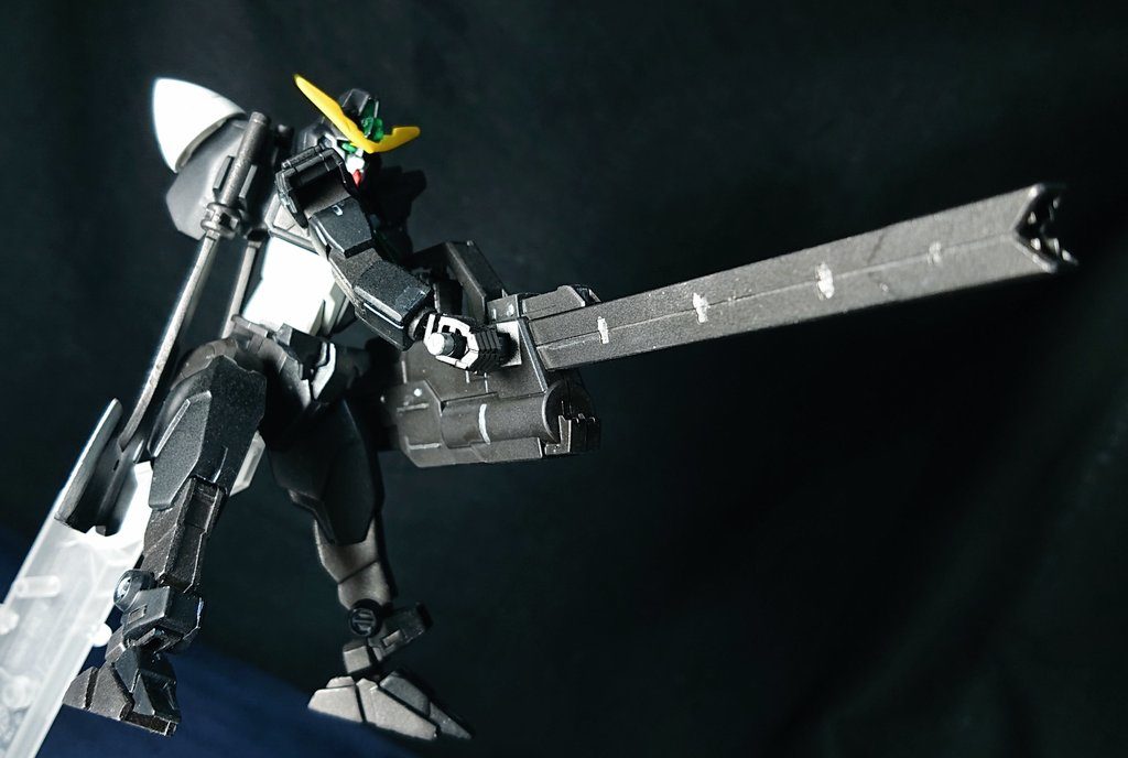 『大型レールガン』
上記のハルバードと同じくGN粒子により程々の取り回しが可能となっている
近接戦では鈍器として活躍する、させよう