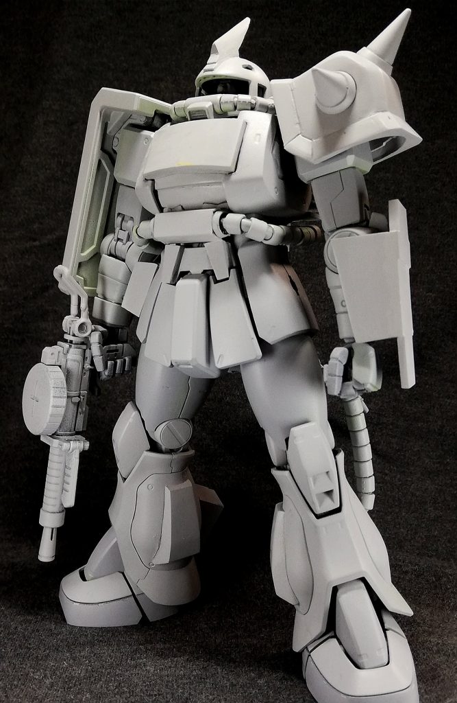 サーフェイサー後。