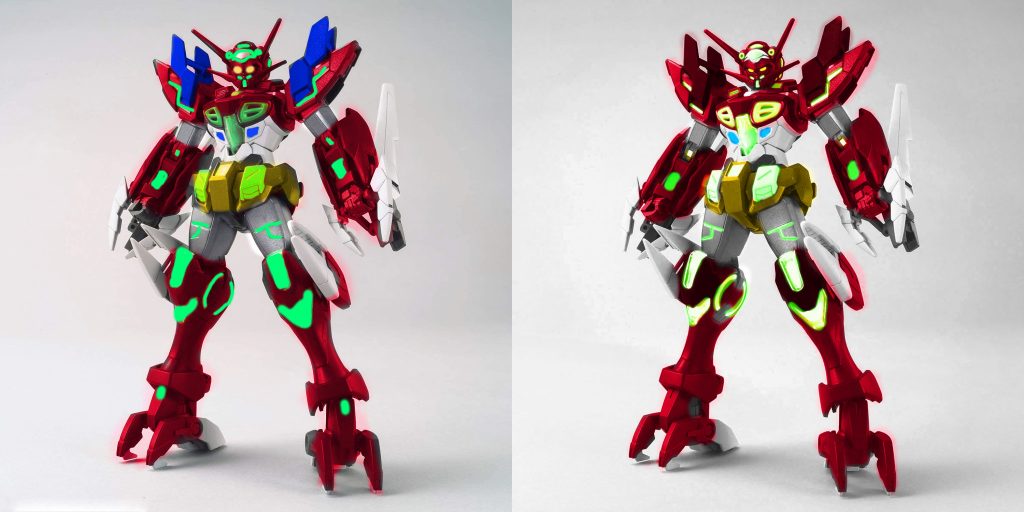 左が最初のイメージ。右が完成形のイメージ。フォトショでちょこちょこ作りったんで適当なんですけど…