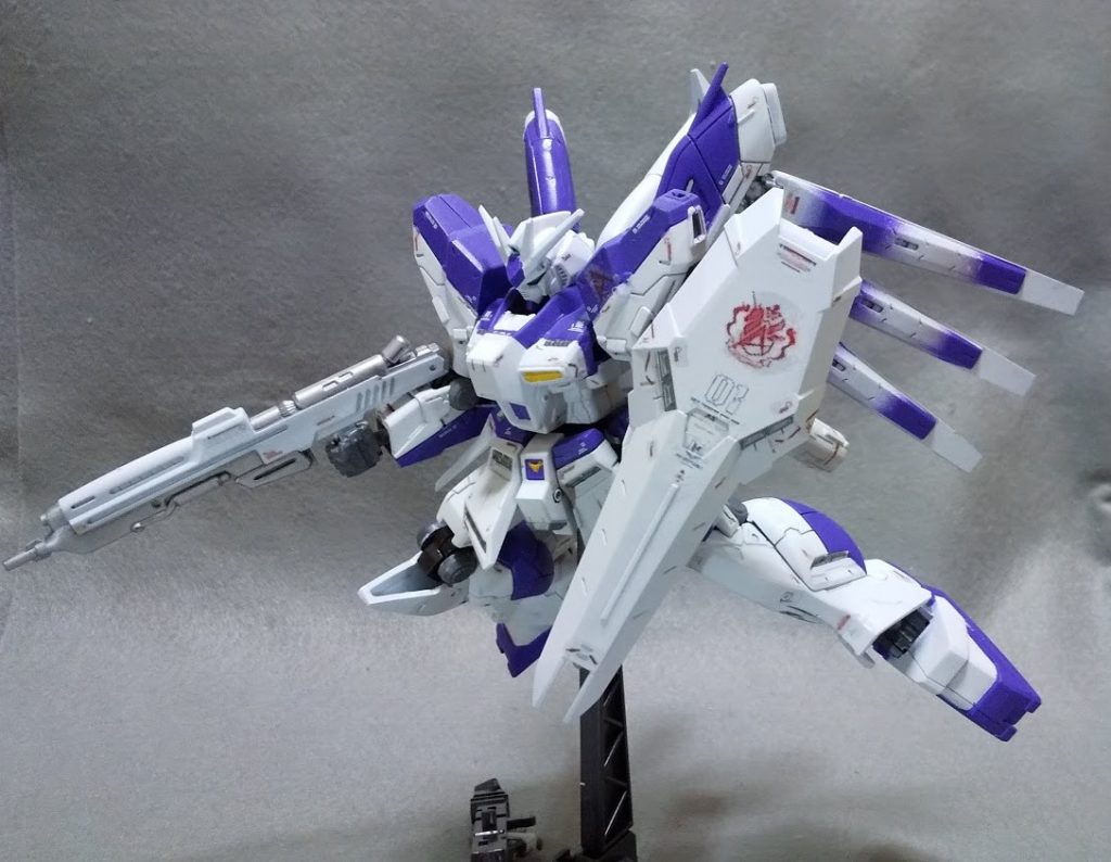 Gフレーム　Hi-νガンダム　改修塗装品–5枚目/制作者：子嬰仙人