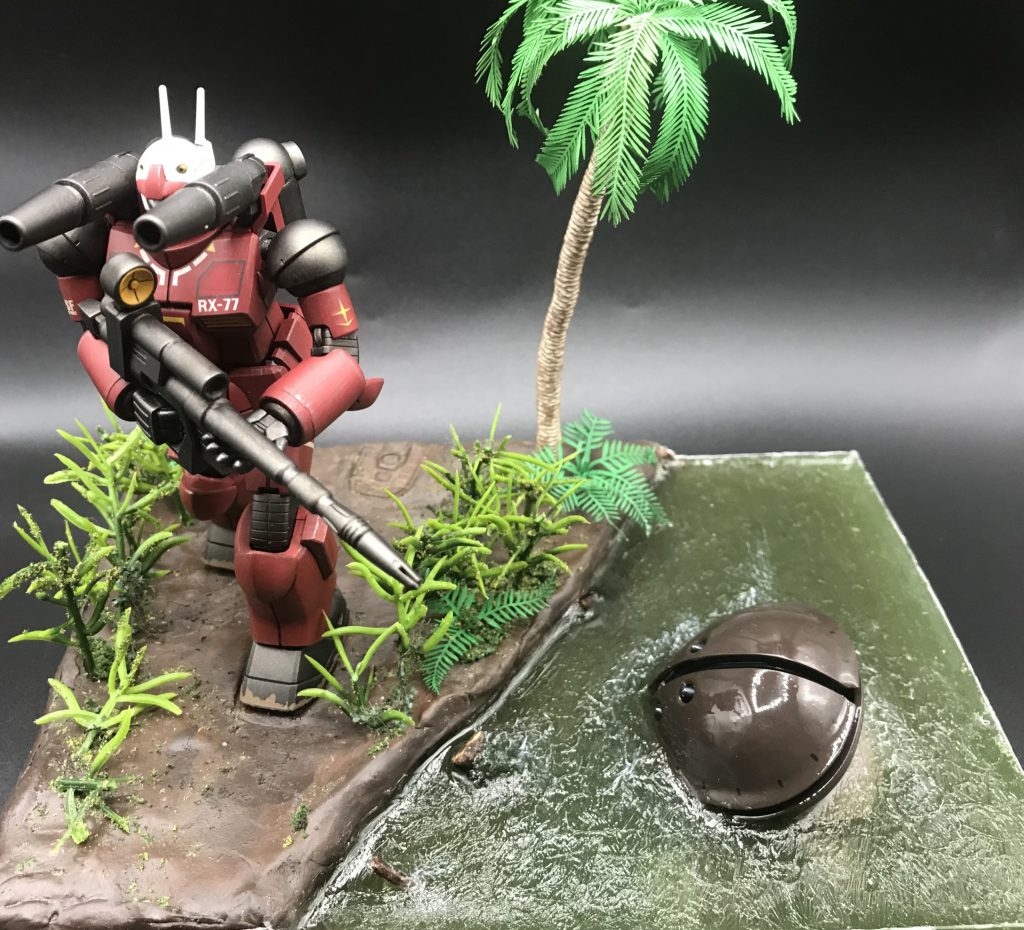 この距離感で発見されないわけもなさそうですが、アッガイさんの謎ステルスできっと大丈夫と信じたい！