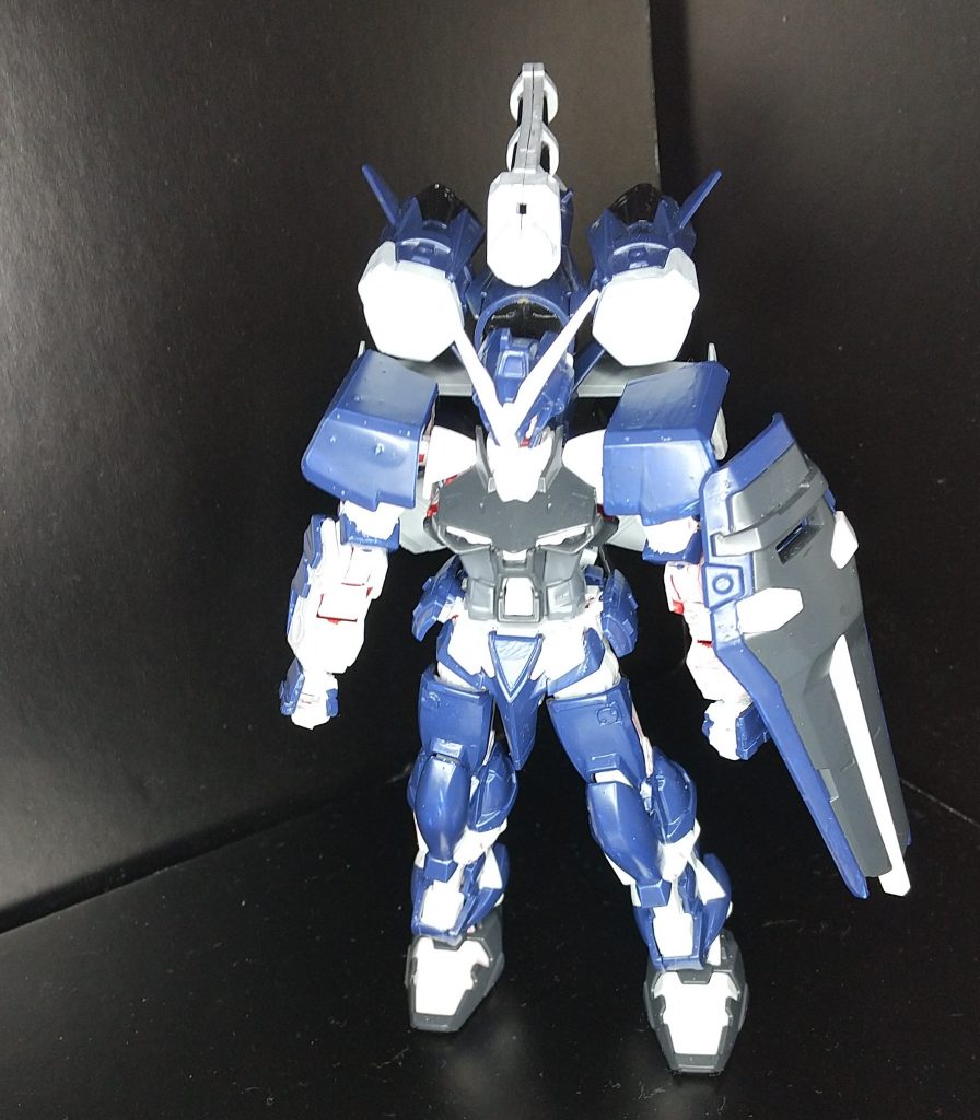 ガンダムアストレイ ホワイトフレーム ガンバレルストライカー接続時 正面