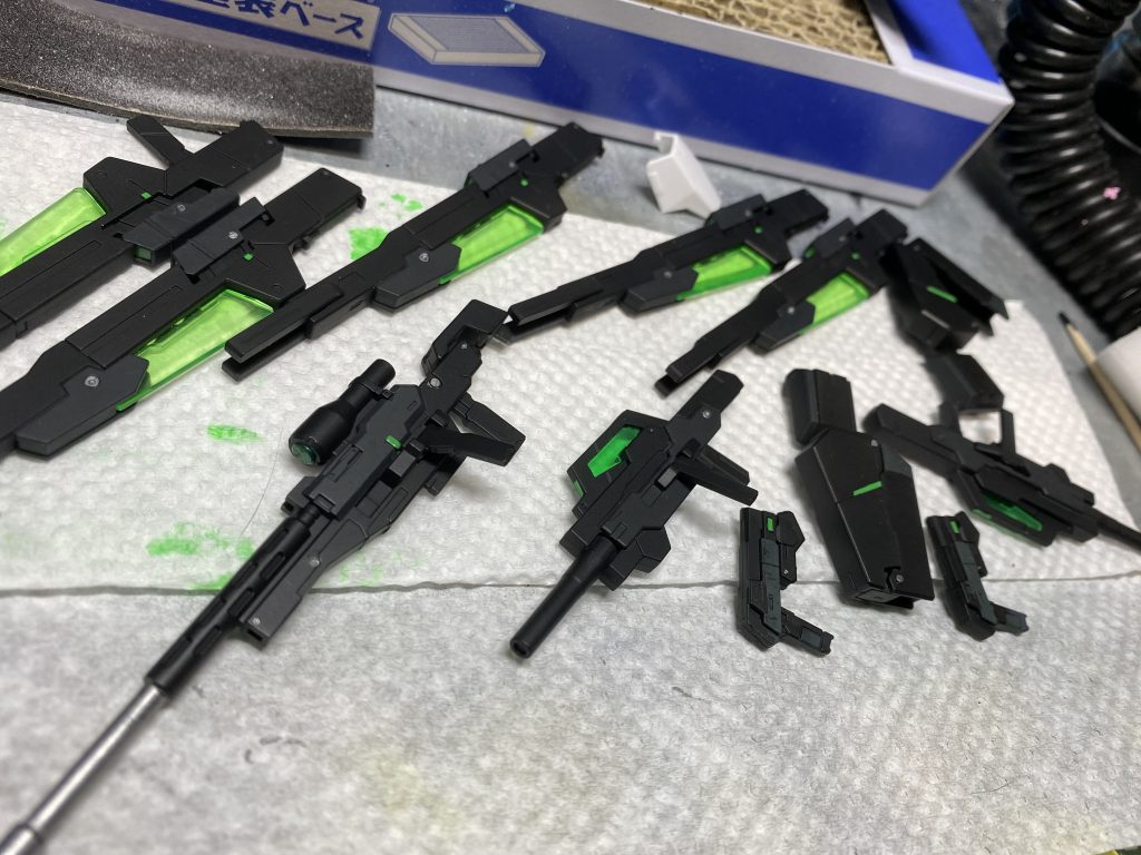 武器を塗装してるときが一番楽しかった...