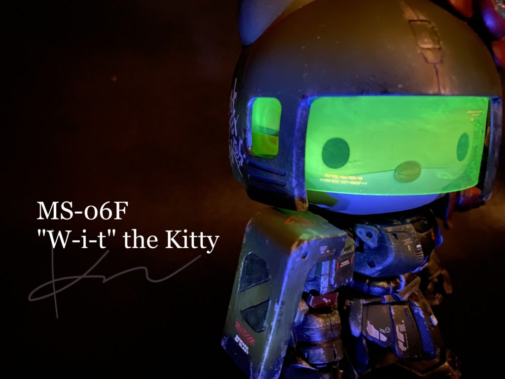 MS-06F / ザクⅡ  “W-i-t” the Kitty
