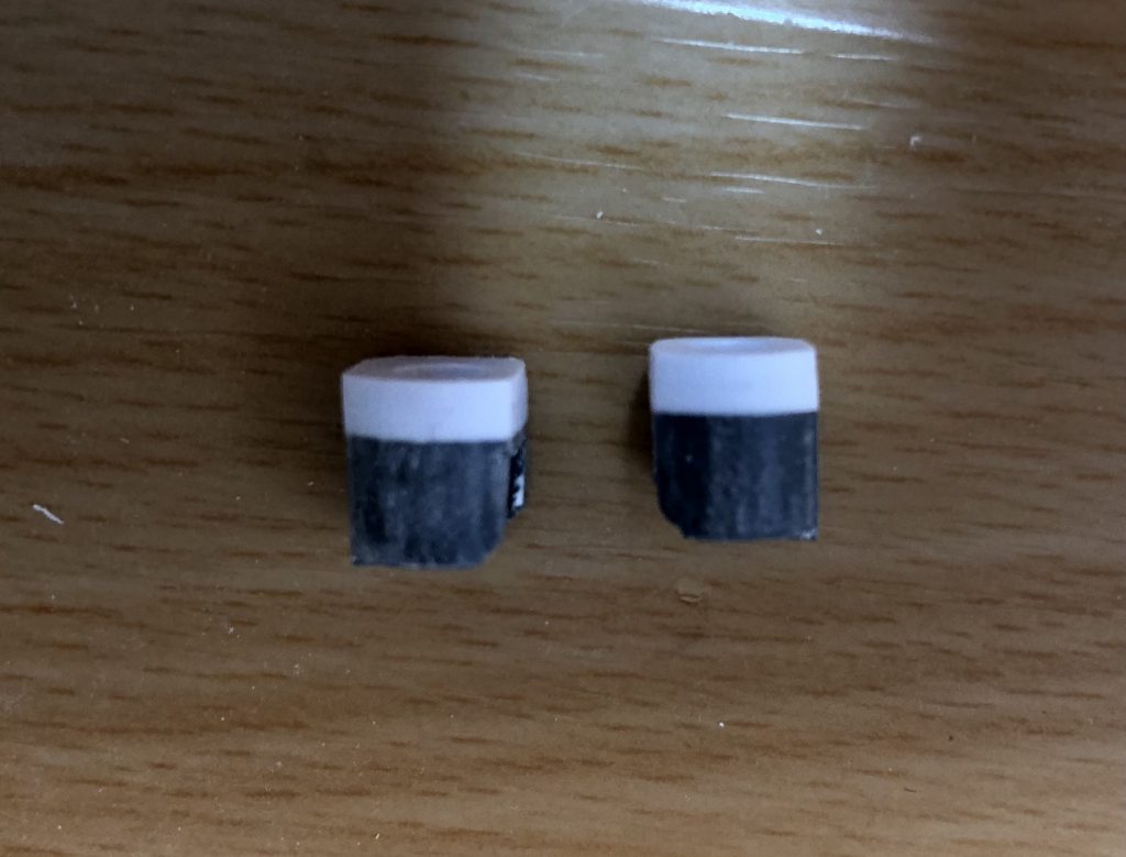 太腿の付け根で3mm延長、この他、足首で1.5mm延長している。