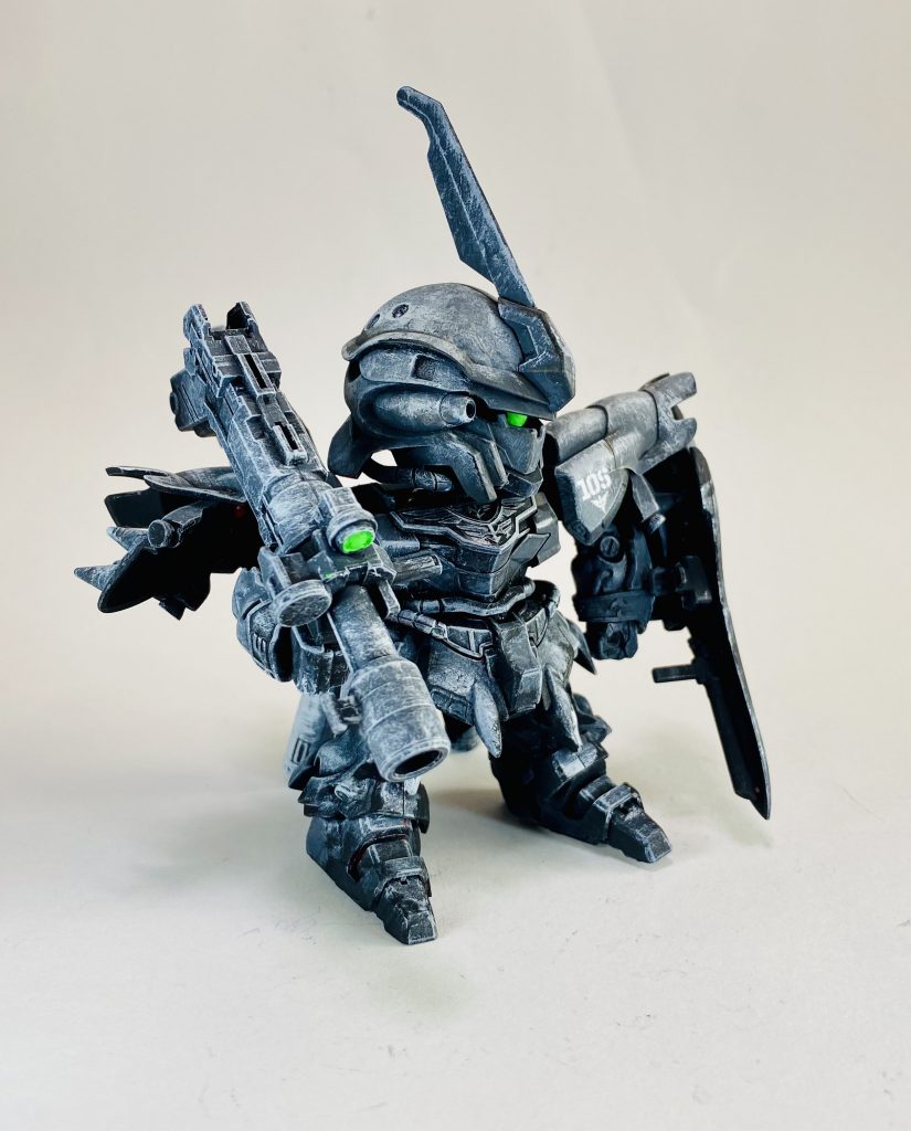 SD◇MSN-06S SINANJU シナンジュ◇2次元彩色迷彩 コミック調タッチ仕上げ–3枚目/制作者：H4co Y