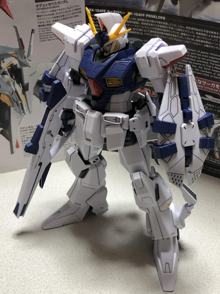 GHUCのオデュッセウスガンダムは、１つのモビルスーツとしてプロポーションが完璧でした。イケメンです😍