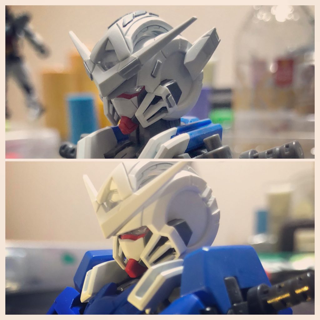 目元がキリッとするようなメイクを施してあげました。イケメンですね。