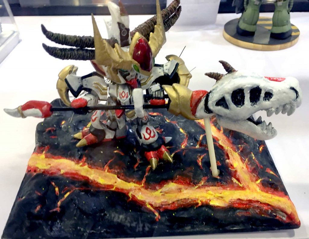 T-rexスカル レンチメイスはABパテ製のオリジナル武器です(他の香港の写真家による写真の著作権)