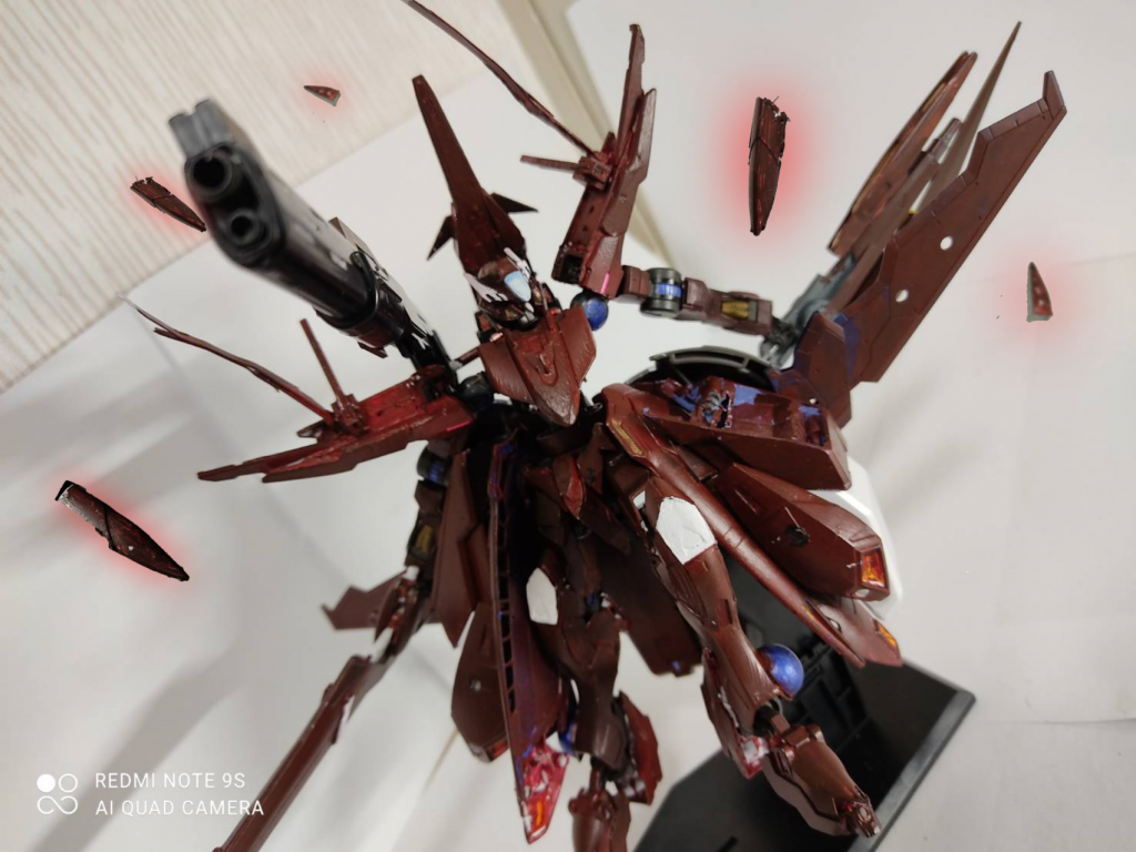 「行けよぉファング！」 バスターライフルはサザビーのライフルです！ファングは合成です