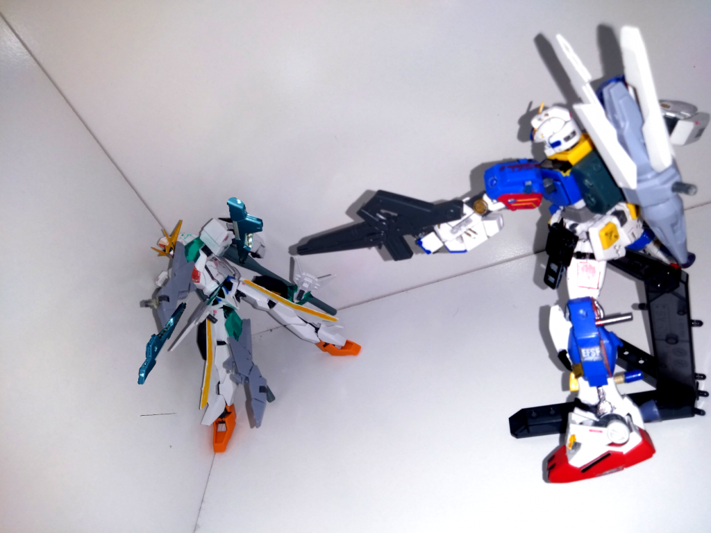 やりすぎだよ…ご観覧頂きありがとう御座いました！オマケペイルライダーの反乱　第ニ話ペイルライダー「次はνsガンダムだ！」「足のビームサーベルでやられたからなーでもあんなものすぐ使えるぜぇ！」νsガンダム「なんだぁ？」「ダァーッ！」