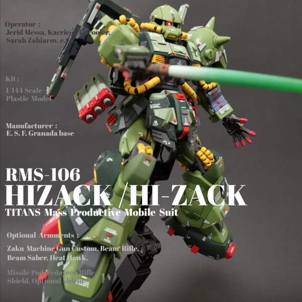 HGUC ハイザック｜ぱーすさんのガンプラ作品｜GUNSTA（ガンスタ）