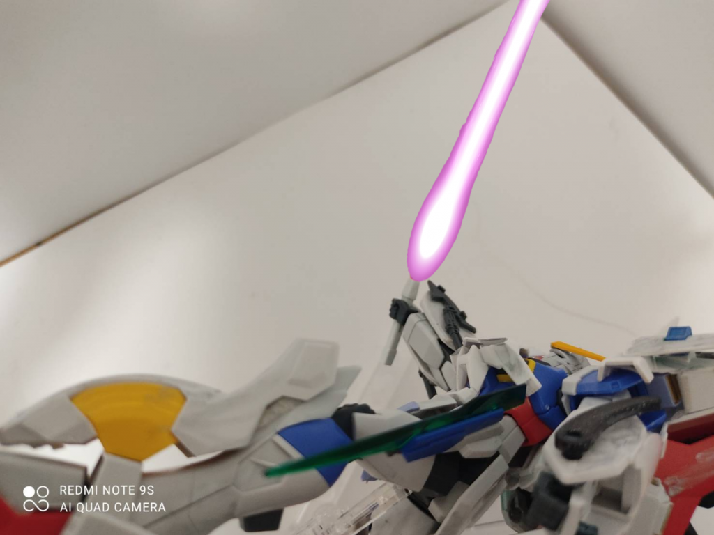 巨大ビーム・サーベルワンダースクールの加工です