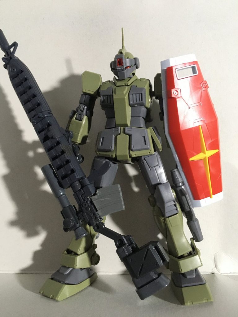 2020年1月時点。この時バイザーを加工してクリアパーツ嵌めました。この時は一味足りないなと思ってしばらく寝かす。