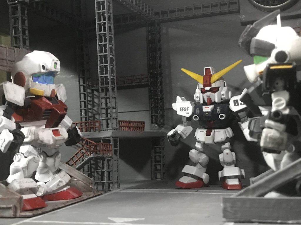 格納庫風ジオラマ