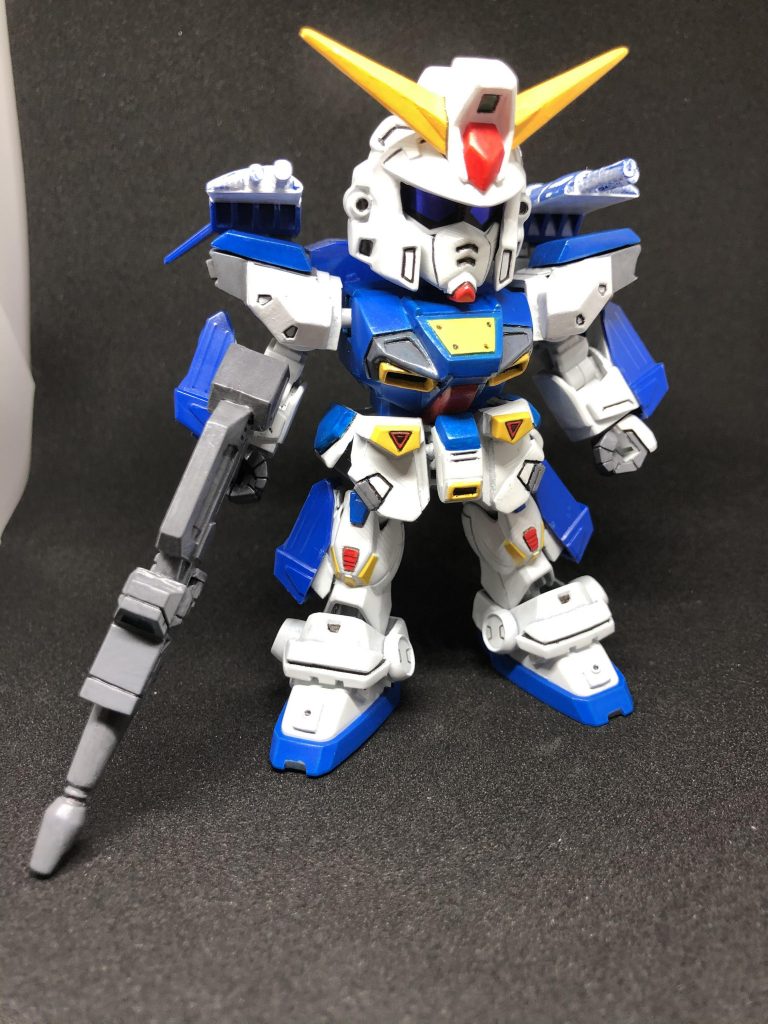 少しチラ見せ作成中のA typeを装備した状態。