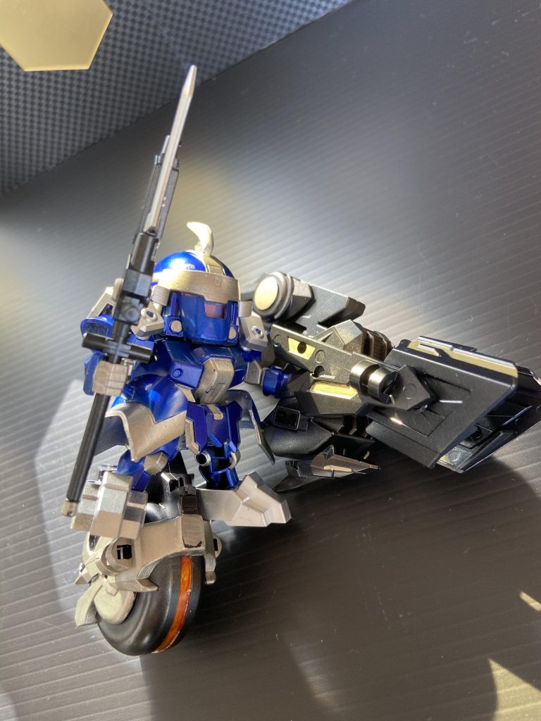 銀角ヴァイエイトが実はバイクの8割を持っているのだ!1人で戦う時にはこんなモードもあるぞ!