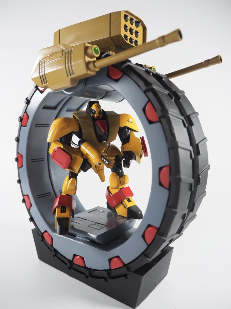 ブリヂストンちなみにこの後転倒してミサイルランチャーの角が破損しました直しときます