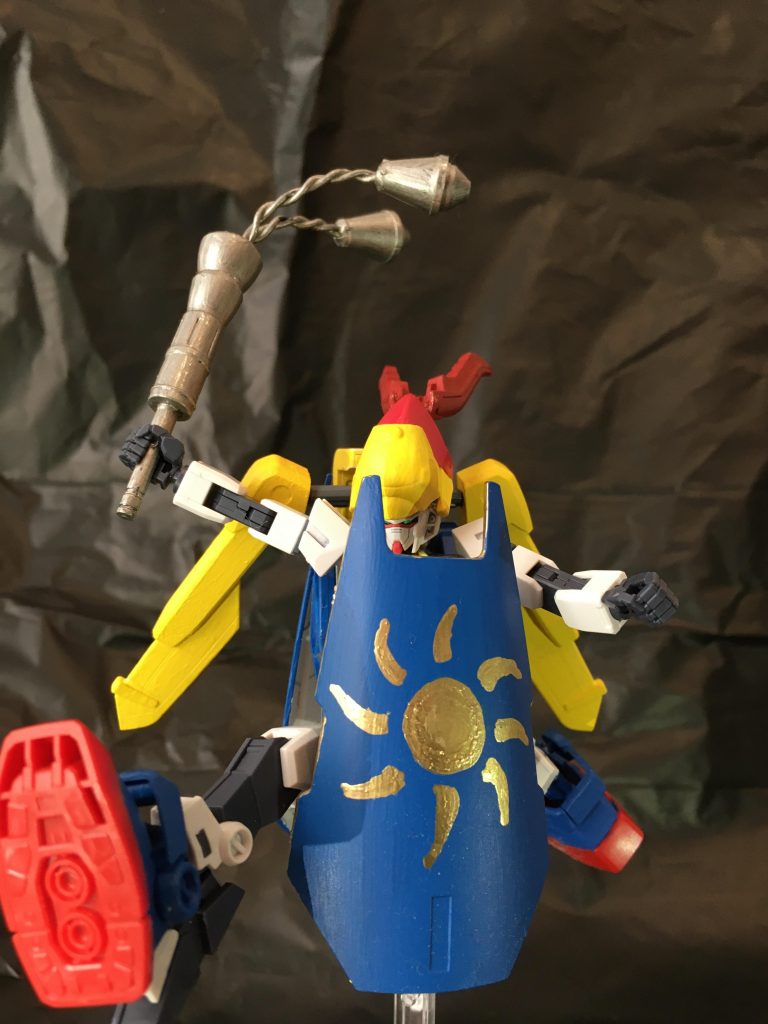 手にしたモーニングスターによる殴打が主な攻撃戦法となるが、他のアーマーに比べ攻撃能力はそれほど高くない。