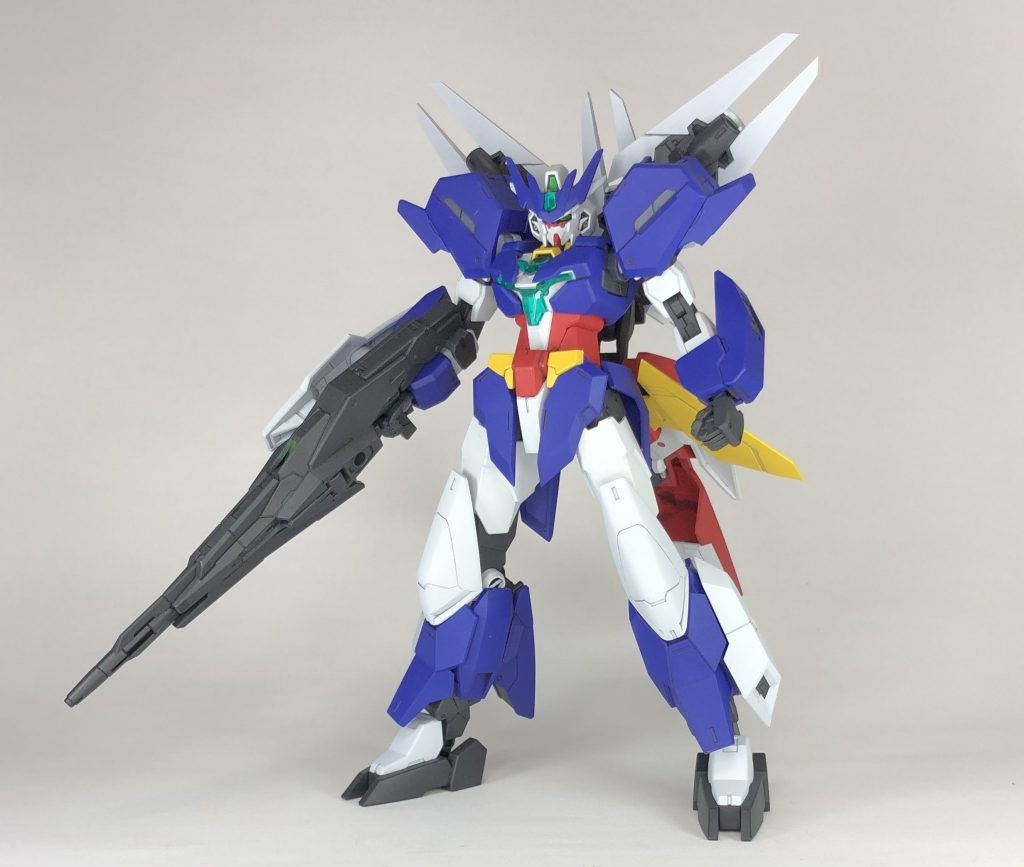 カラーは好みでブルーとパープルの間くらいを狙いに行ってます。ガイアカラーのパープルヴァイオレットと純色シアンを目分量で調色しています。