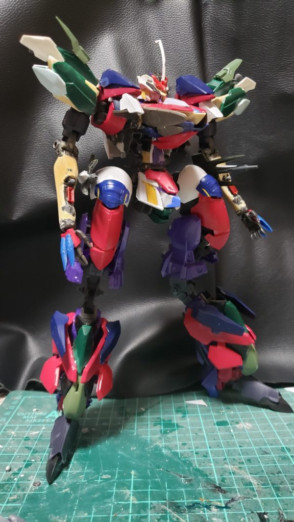 スタイルと逆関節の確認。