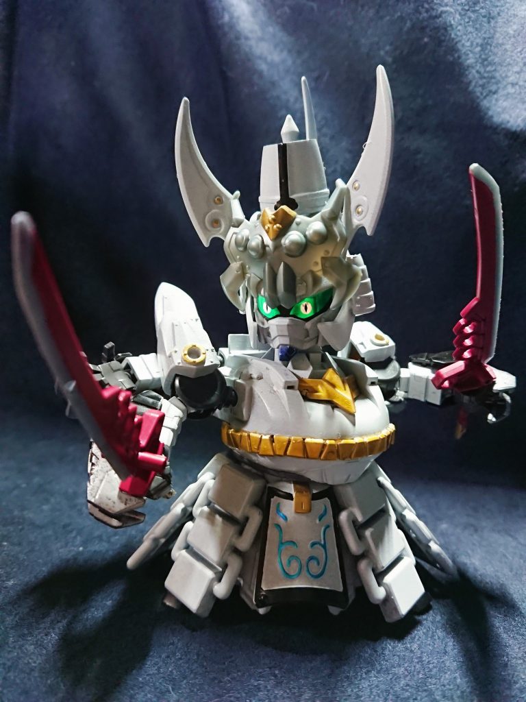 蚩尤の生み出した邪妖の1体で、戦場で倒れていった武将や兵の骸を繋ぎあわせ作られた。袋のような体型と4本の腕を持つ異形の姿で、紅い刀を持ち舞うような動きで戦う。三璃紗に渡ってきた難升米武頼に幾度も襲いかかった。