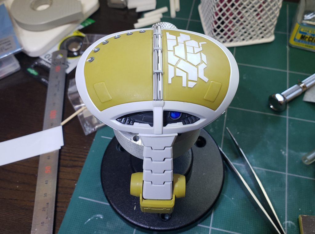 頭部ディテール