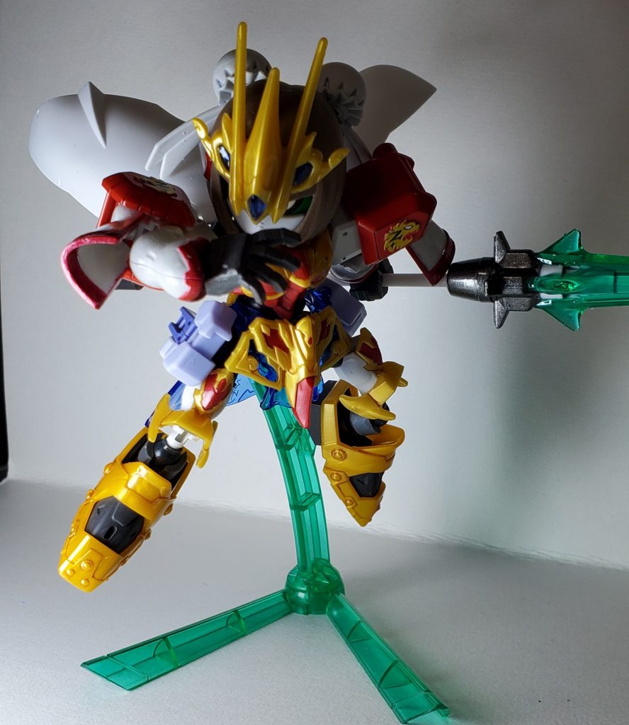 マントがたなびいてる感じがよく出てるかなと。