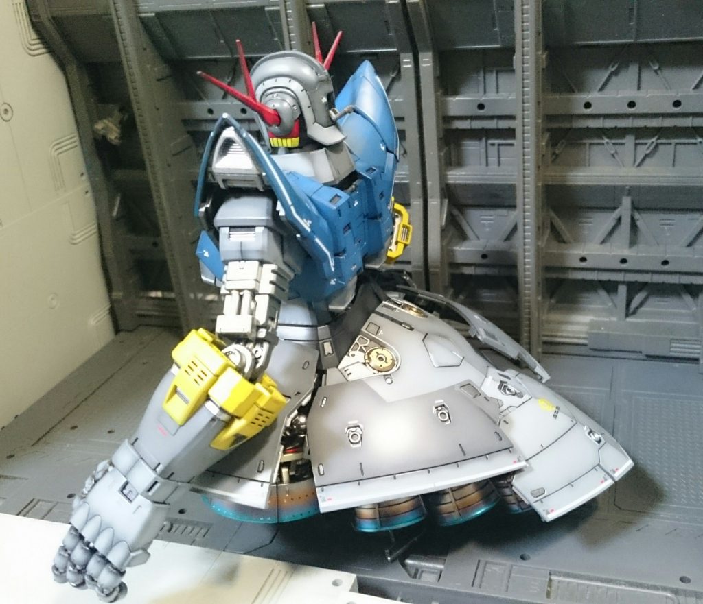 圧倒的な造形と個人的に理想的なジオングだったので塗装に集中しました。