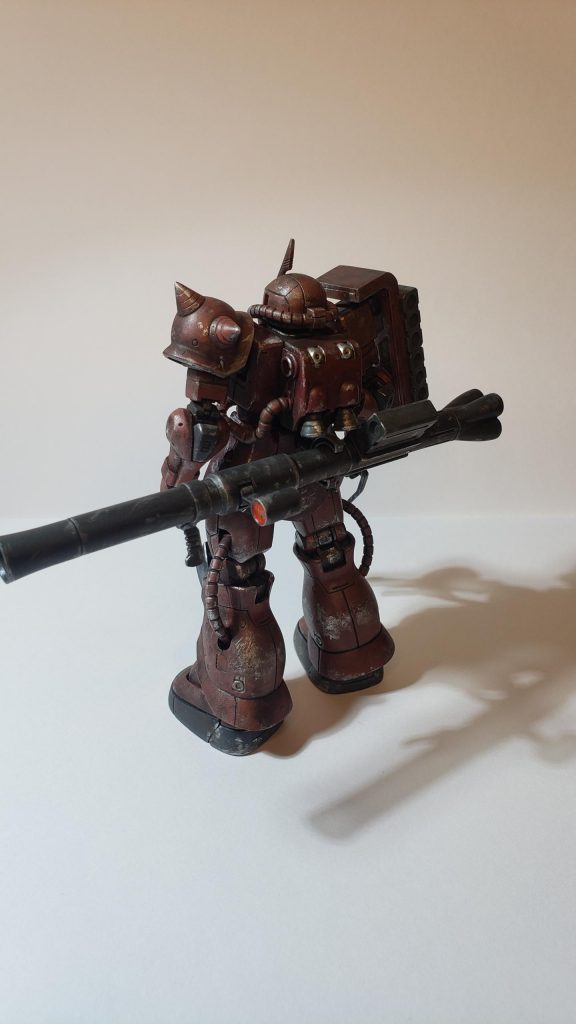 originシャアザク　ウェザリングとチッピング–2枚目/制作者：Ki444