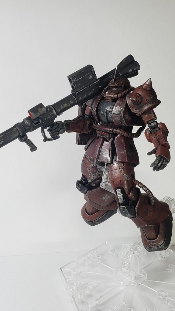 originシャアザク　ウェザリングとチッピング–4枚目/制作者：Ki444