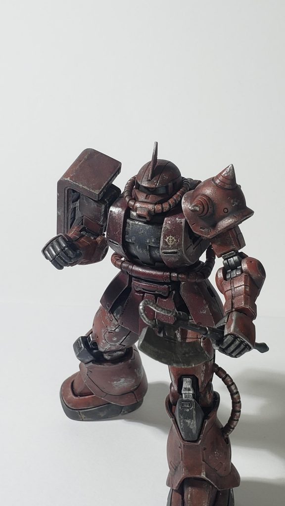 originシャアザク　ウェザリングとチッピング–5枚目/制作者：Ki444