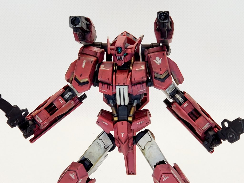 ショートバレルへ換装撮影時に設定画やアニメを見直してマシンガンもオミットされてるのに気付きました…