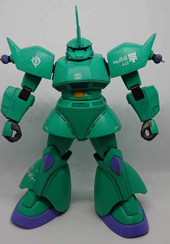 サイコミュの試験をゲルググでしていたらという妄想の元、制作しました。