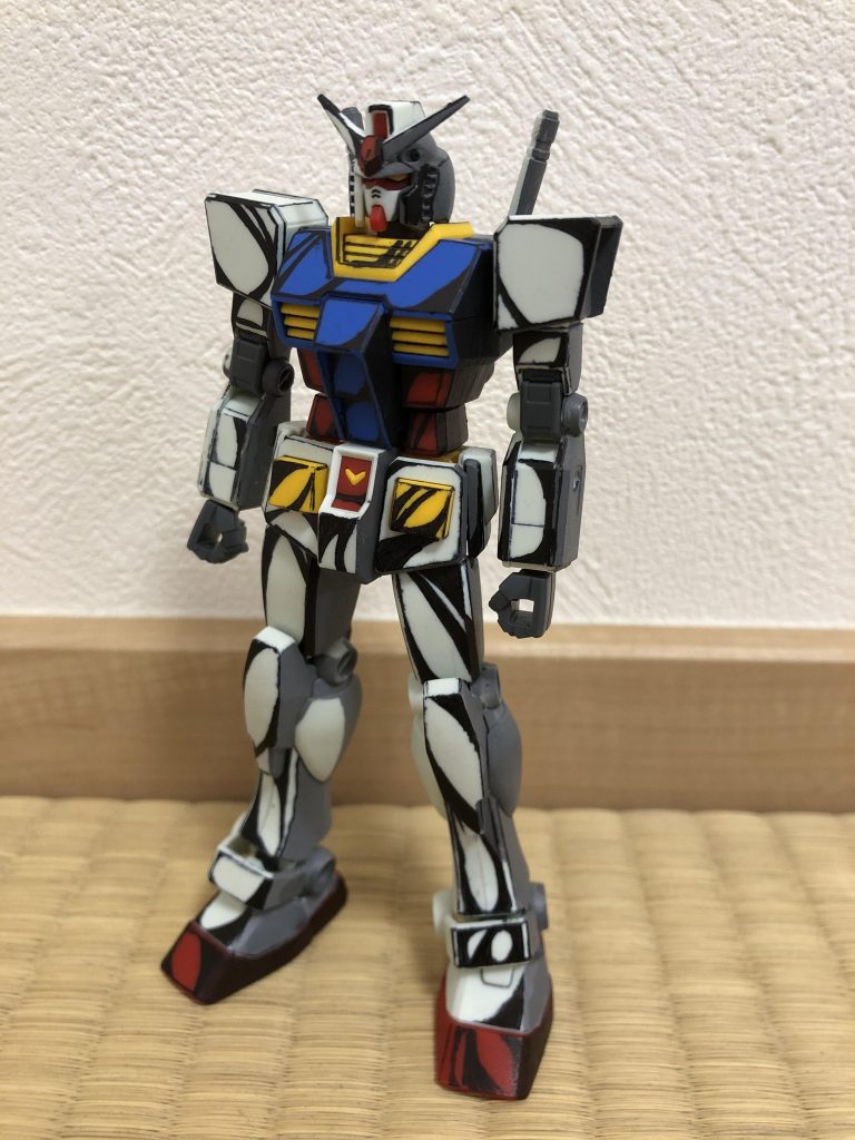 EG ガンダム イラスト風–3枚目/制作者：@overflag390