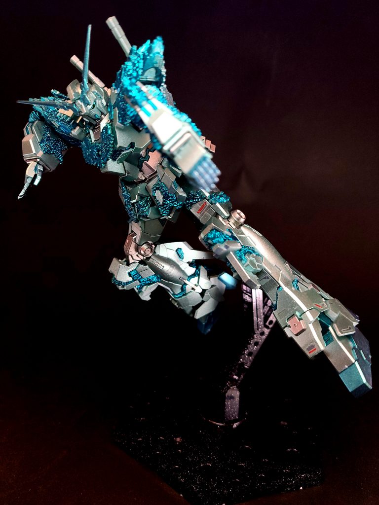 当該形態の名称については福井晴敏がインタビューにおいて、便宜上の仮称として「真ユニコーンガンダム」と呼称していた[67]。その後、トレーディングカードアーケードゲーム『ガンダムトライエイジ』では「ユニコーンガンダム(サイコシャード)」、フィギュア『Robot魂』では「ユニコーンガンダム(結晶体Ver.)」として商品化されている。そしてゲーム『SDガンダム GGENERATION GENESIS』『スーパーガンダムロワイヤル』、およびガンプラ『HGUC 1/144スケール』では「ユニコーンガンダム（光の結晶体）」の名称でラインアップされている