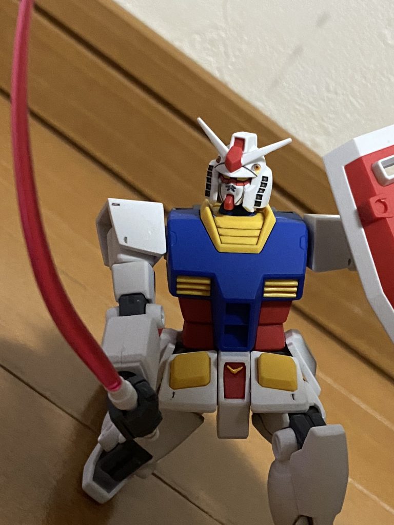 ビームサーベル熱で曲げてみました。