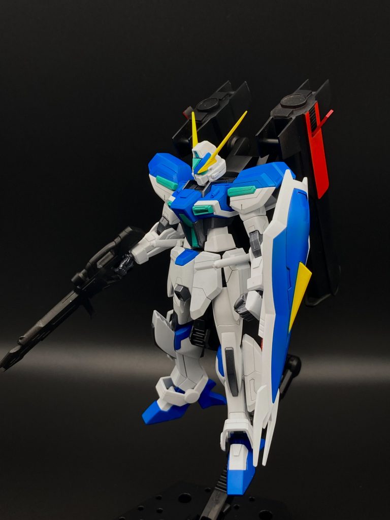 背負ってる状態だと後ろに倒れてしまうのでアクションベースが必須になってしまいました。